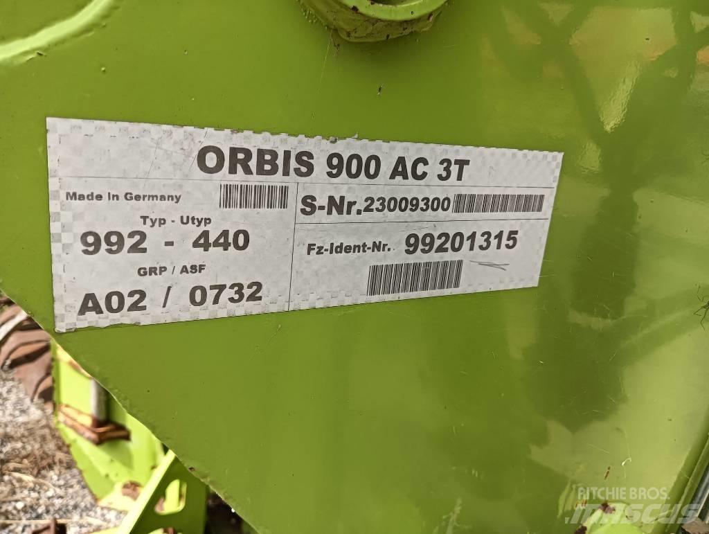 CLAAS Orbis 900 AC Κεφαλές θεριζοαλωνιστικών μηχανών