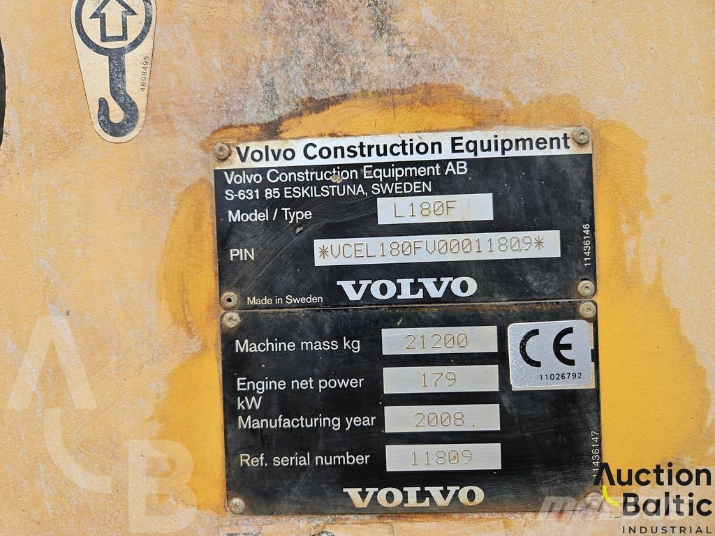 Volvo L 180 F Φορτωτές με λάστιχα (Τροχοφόροι)