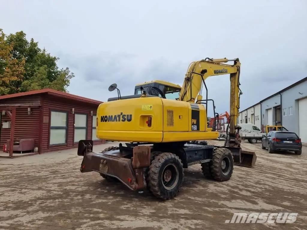Komatsu PW 160-7 Εκσκαφείς με τροχούς - λάστιχα