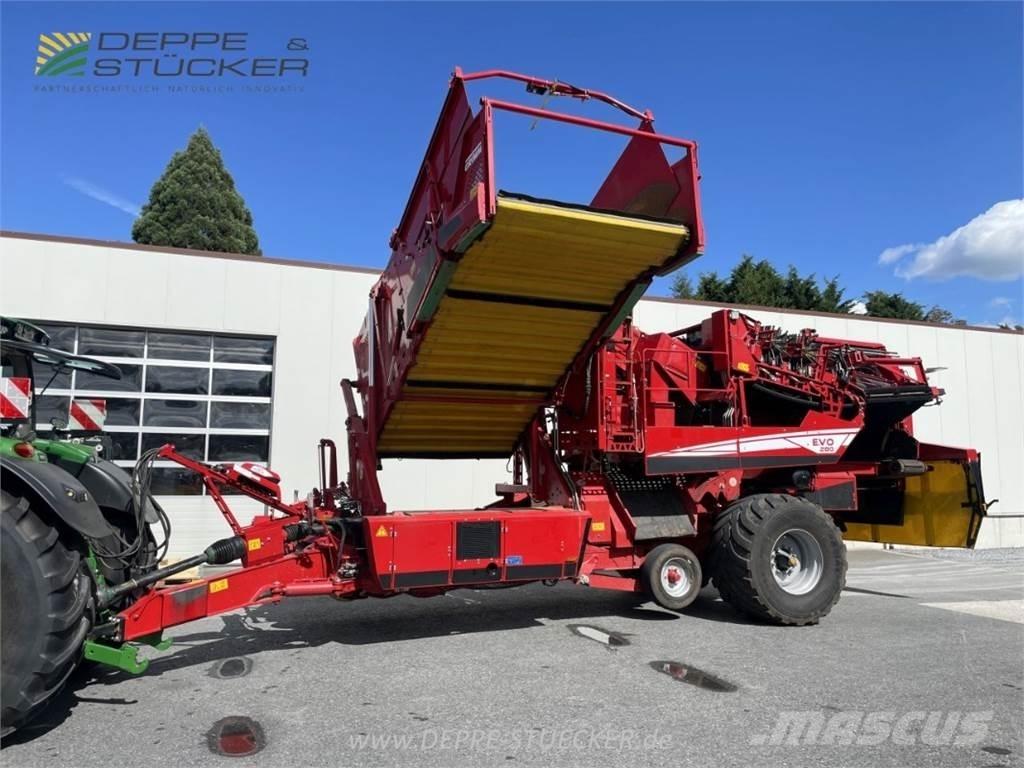 Grimme EVO 280 Μηχανή εξαγωγής και συλλογής βολβών