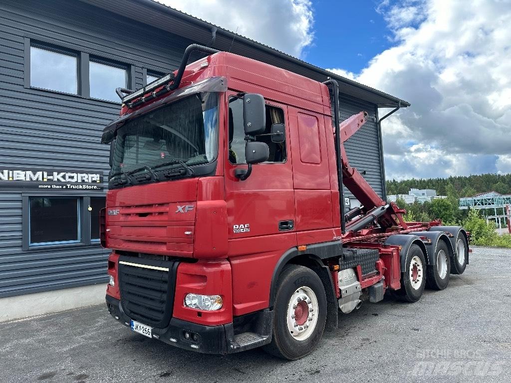 DAF XF105.410 8x2 Φορτηγά ανατροπή με γάντζο