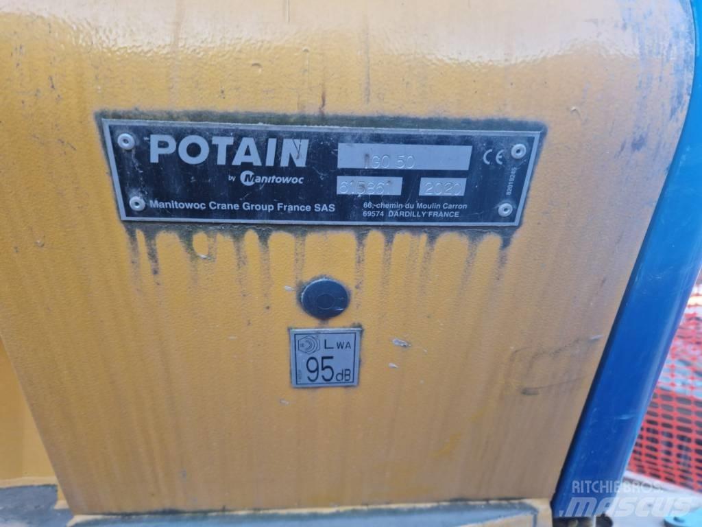 Potain IGO 50 Αυτοεγειρόμενοι γερανοί