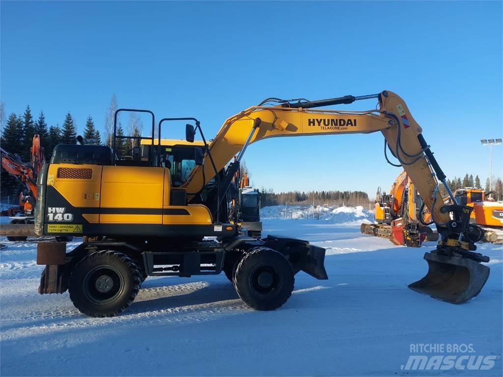 Hyundai HW140 Εκσκαφείς με τροχούς - λάστιχα
