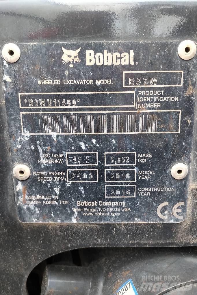 Bobcat W57 Εκσκαφείς με τροχούς - λάστιχα