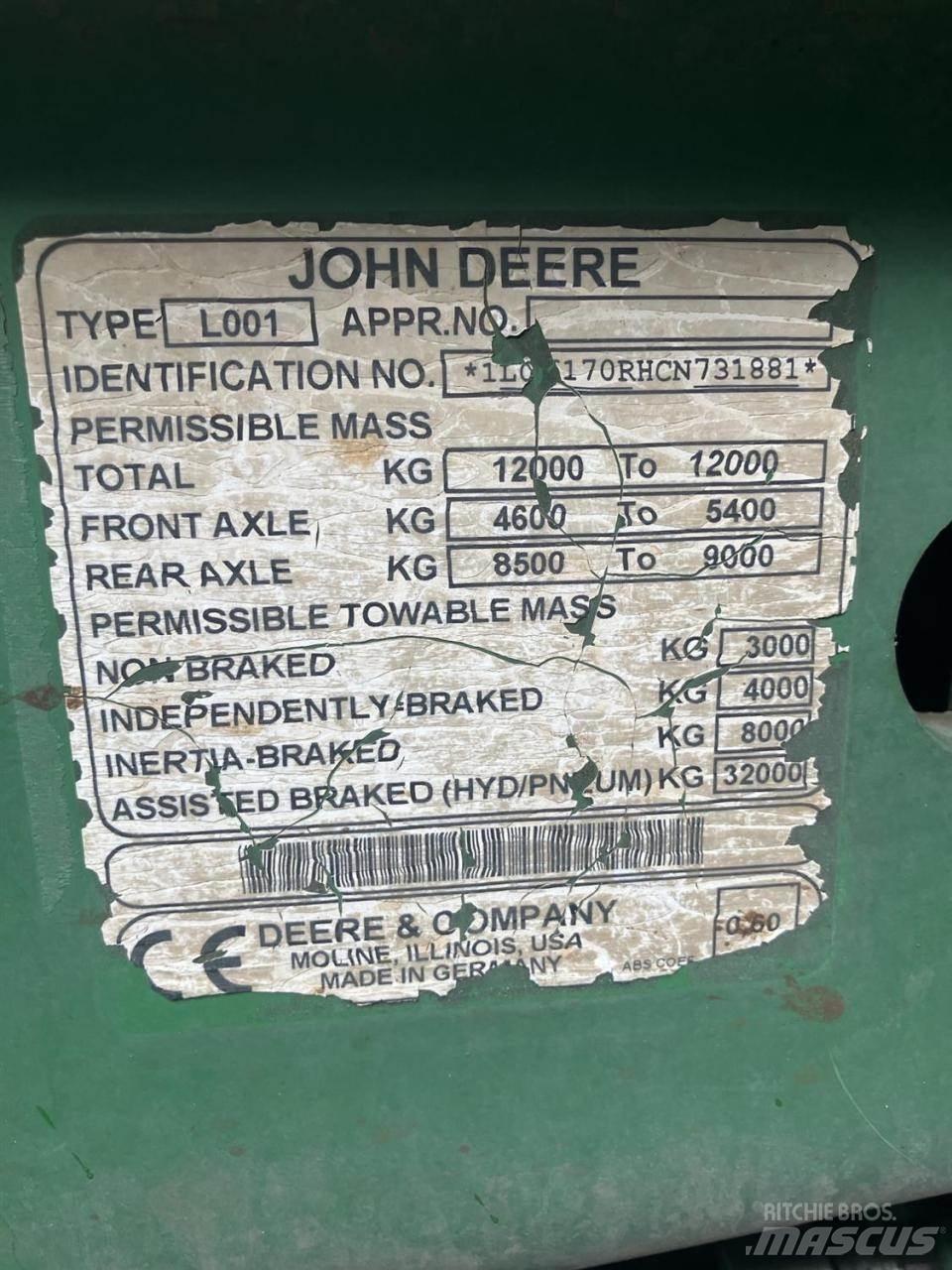 John Deere 6170R Τρακτέρ
