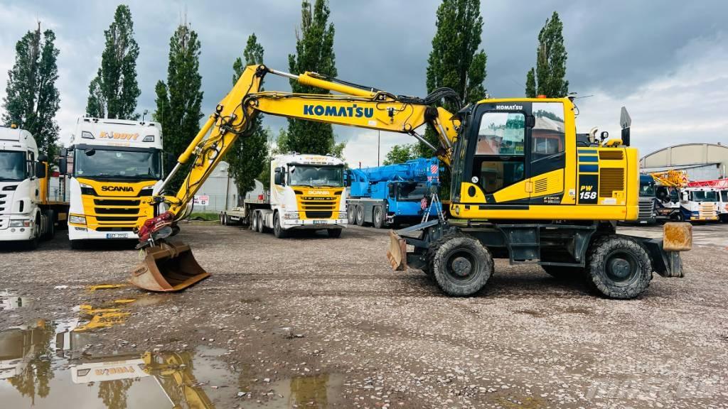 Komatsu PW 158 Εκσκαφείς με τροχούς - λάστιχα
