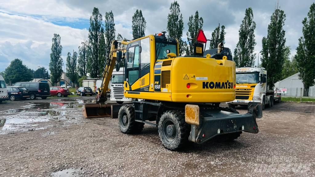 Komatsu PW 158 Εκσκαφείς με τροχούς - λάστιχα
