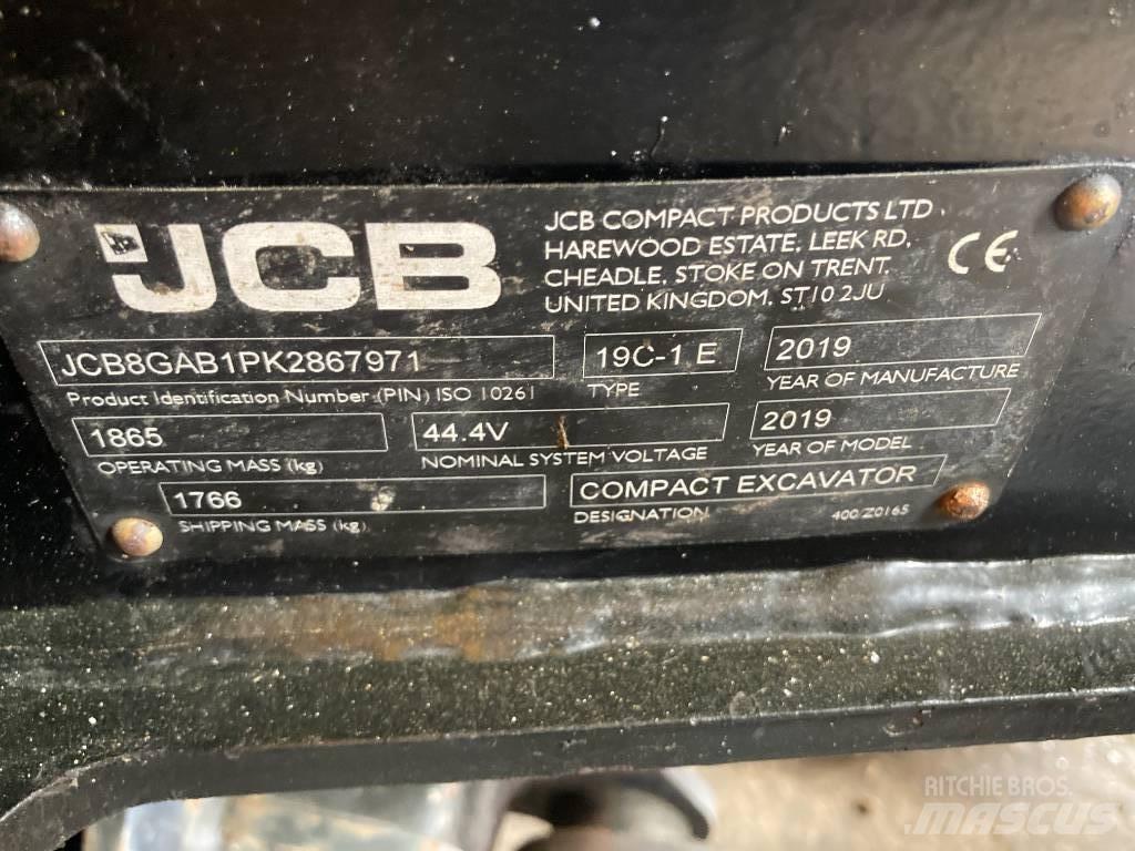 JCB 19C-1ETEC Εκσκαφάκι (διαβολάκι) < 7t