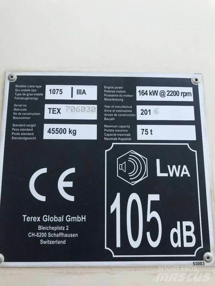 Terex 1075 Γερανοί ανώμαλου εδάφους