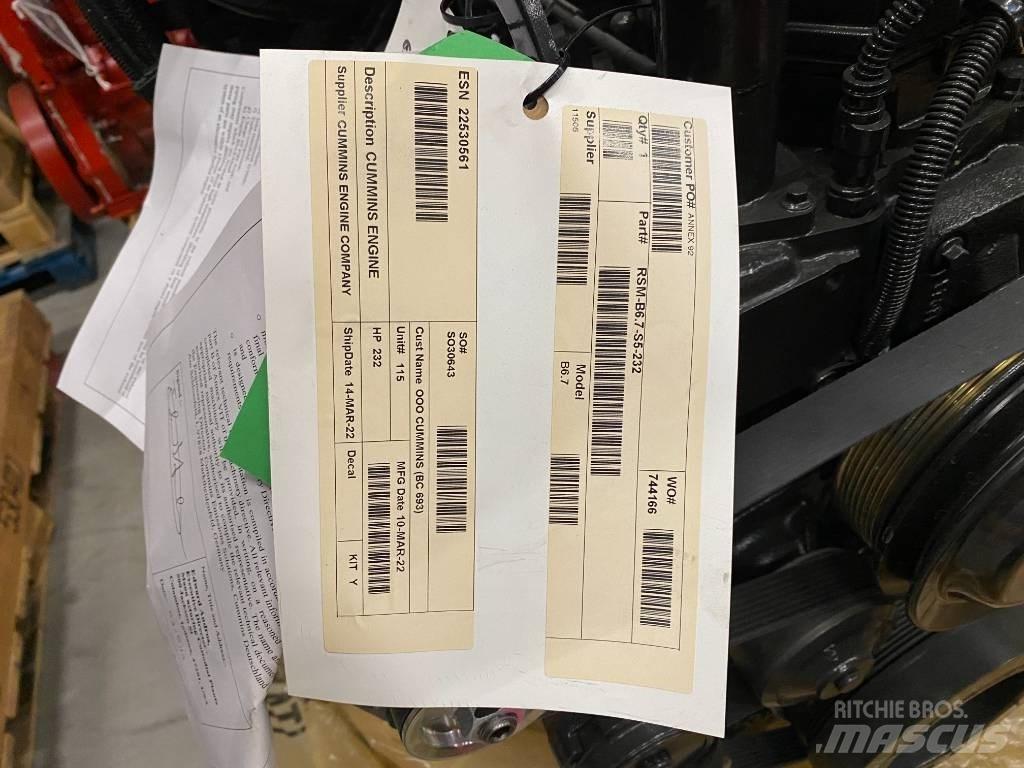 Cummins QSB6.7 Άλλα γεωργικά μηχανήματα