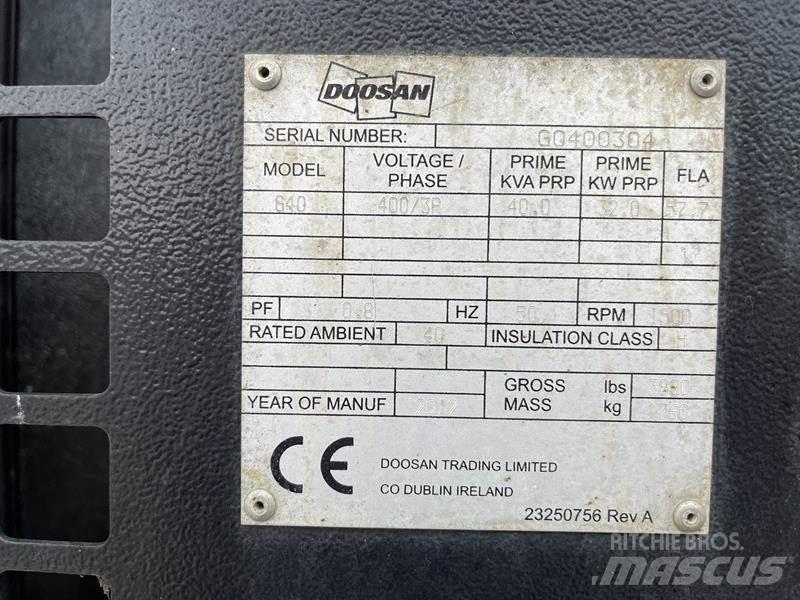 Doosan G 40 Γεννήτριες ντίζελ