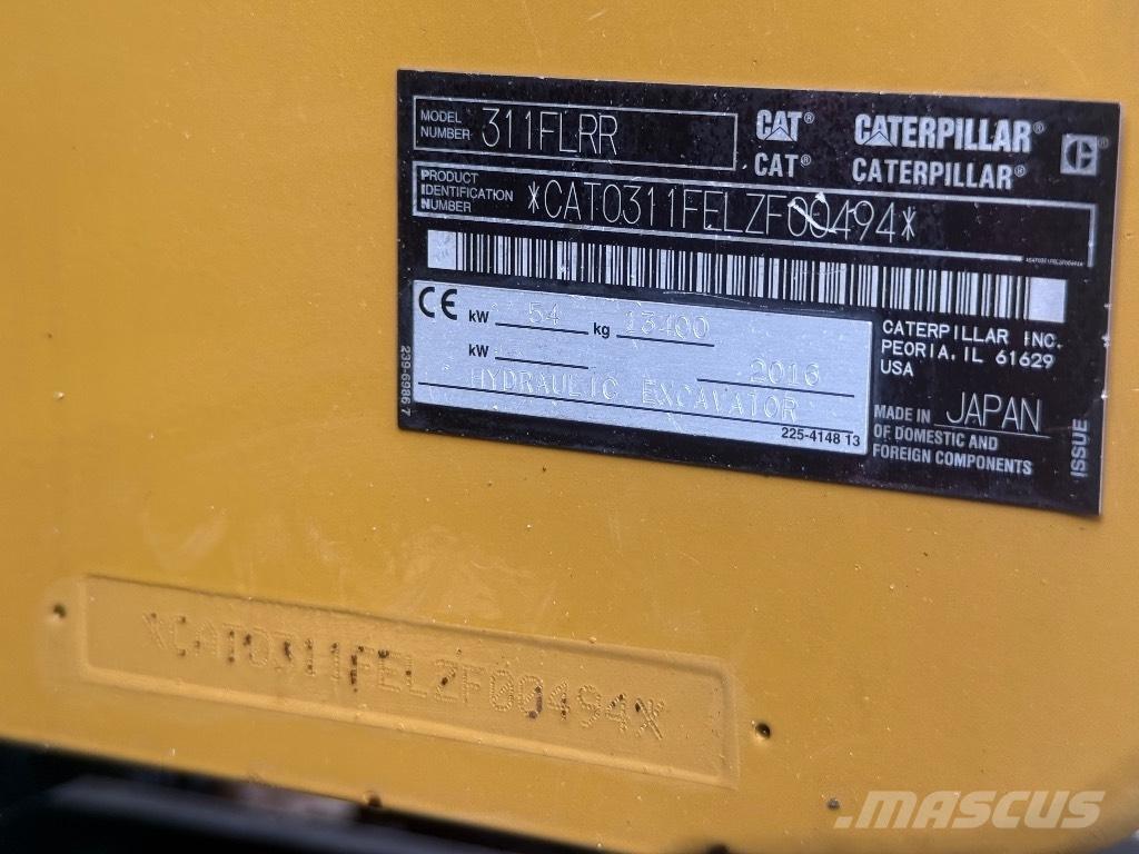CAT 311 FL RR Εκσκαφείς με ερπύστριες