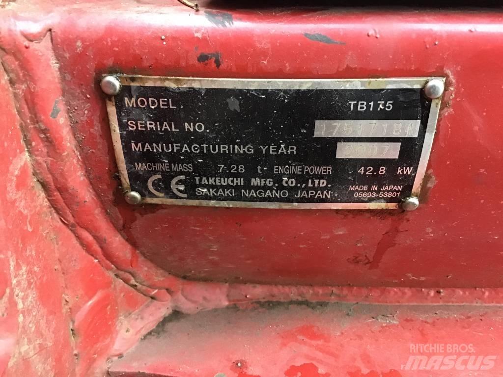 Takeuchi TB 175 Μίνι εκσκαφείς 7t - 12t