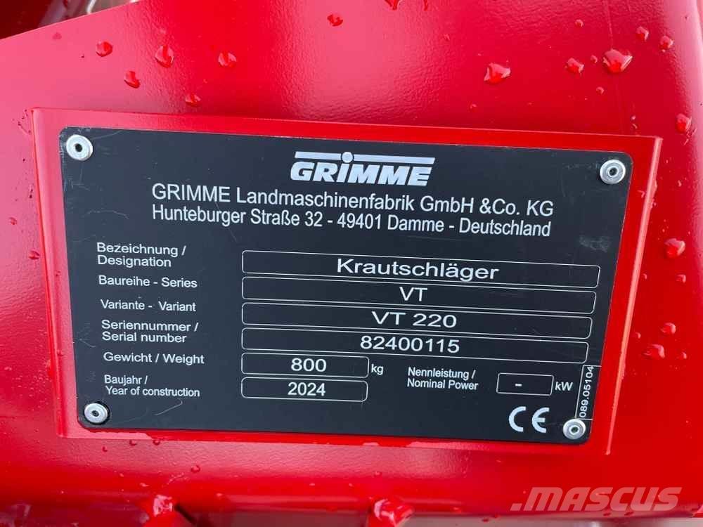 Grimme VT 220F Άλλα γεωργικά μηχανήματα