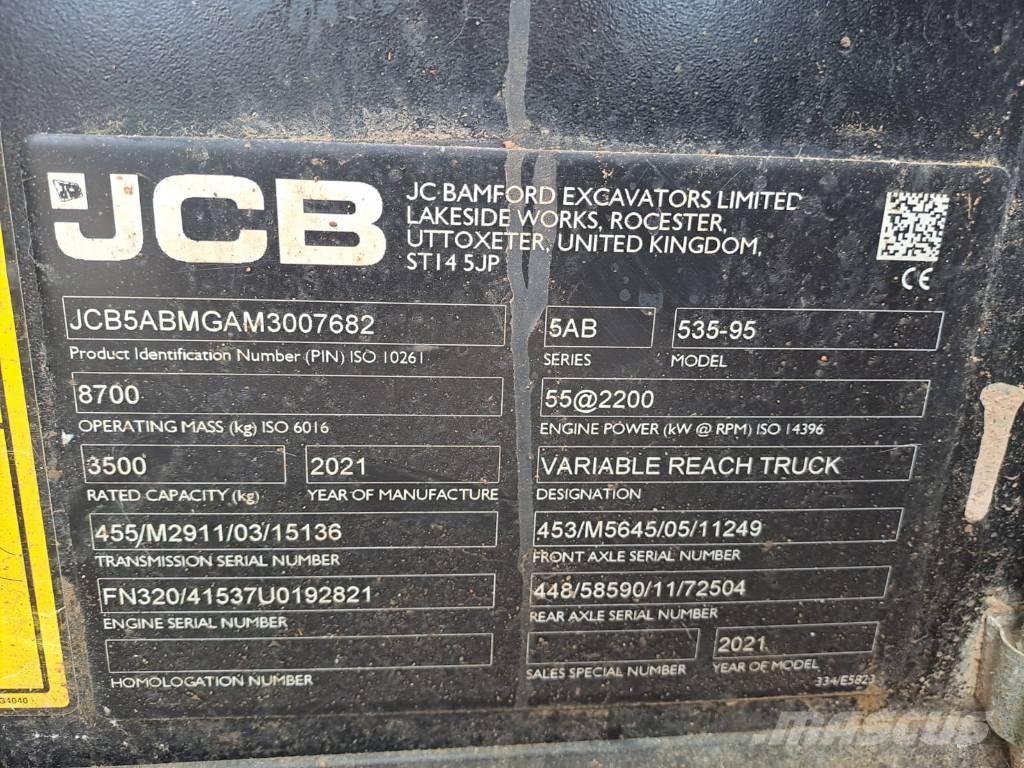 JCB 535-95 Τηλεσκοπικοί ανυψωτές