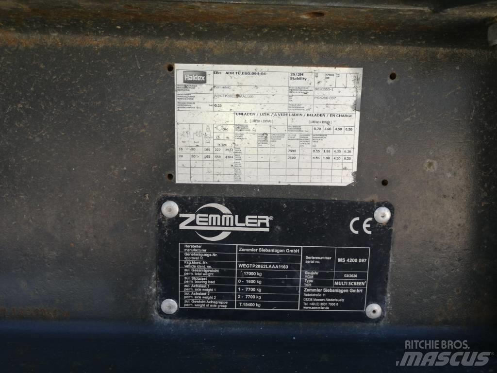 Zemmler MS 4200-097 Κινητές μηχανές κοσκινίσματος