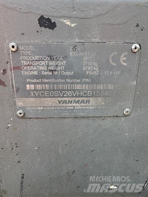 Yanmar SV 26 Εκσκαφάκι (διαβολάκι) < 7t