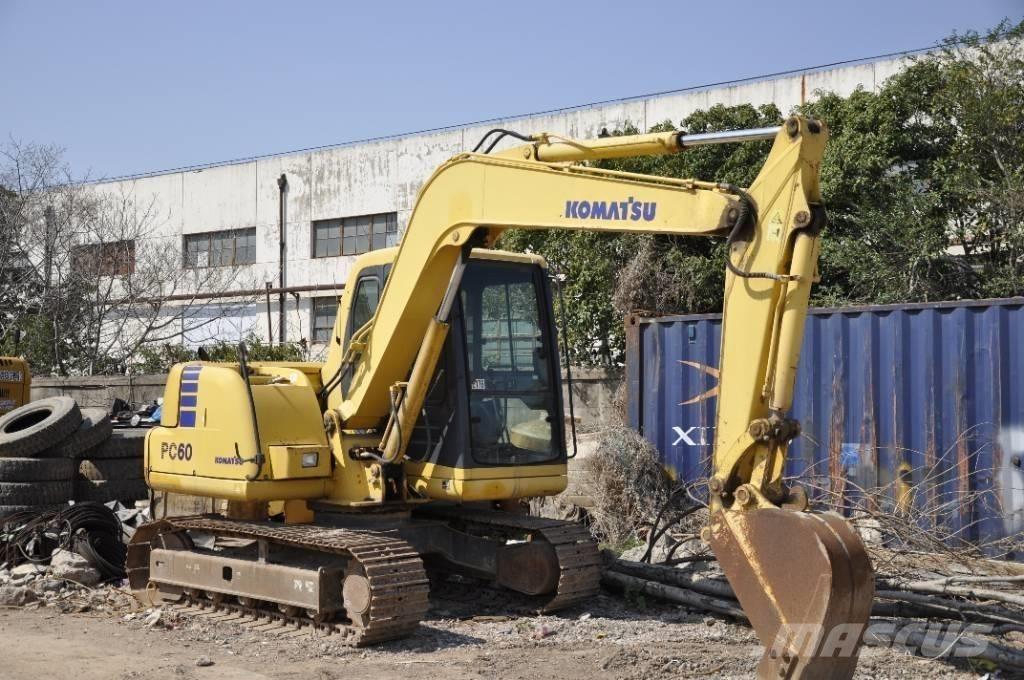 Komatsu PC 60 Εκσκαφείς με ερπύστριες