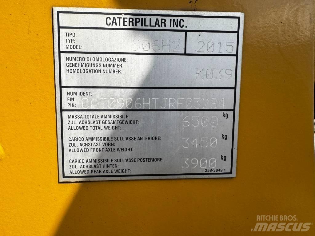 CAT 906H2 Φορτωτές με λάστιχα (Τροχοφόροι)
