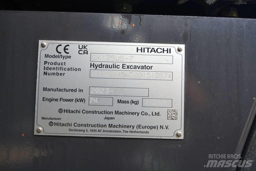 Hitachi ZX 135 US-7 Εκσκαφείς με ερπύστριες