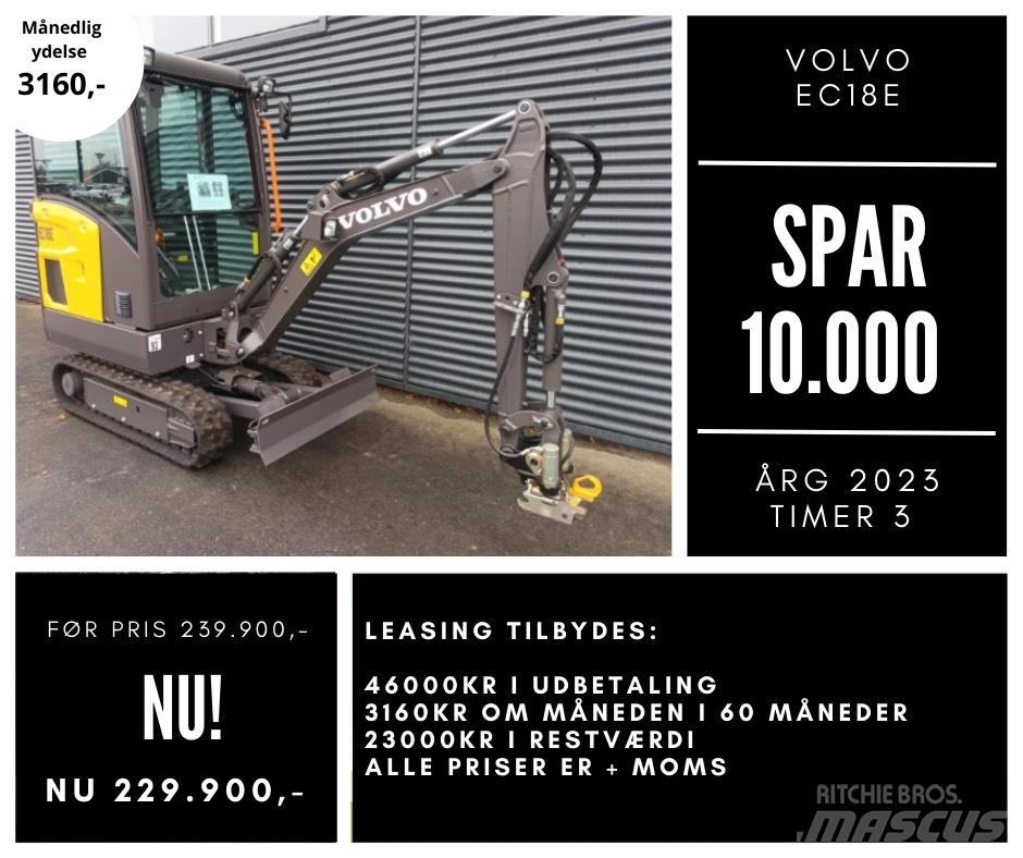 Volvo EC 18 E Εκσκαφάκι (διαβολάκι) < 7t
