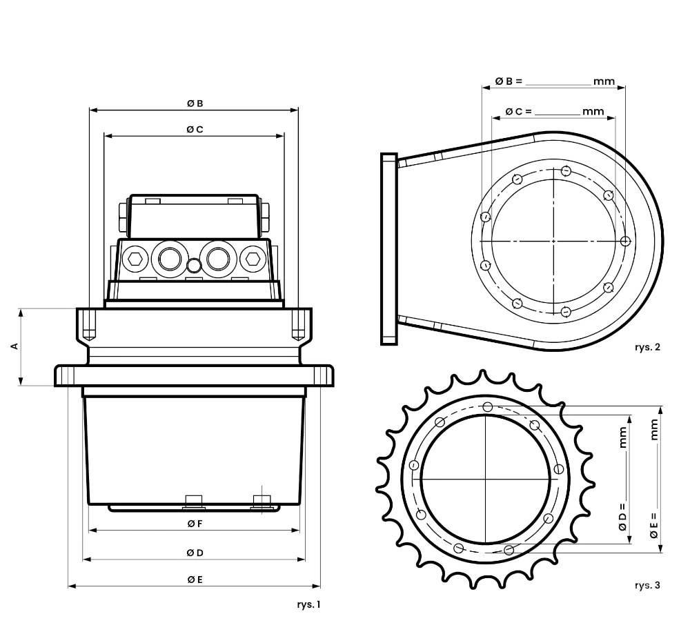 CASE CX 25 Μετάδοση κίνησης