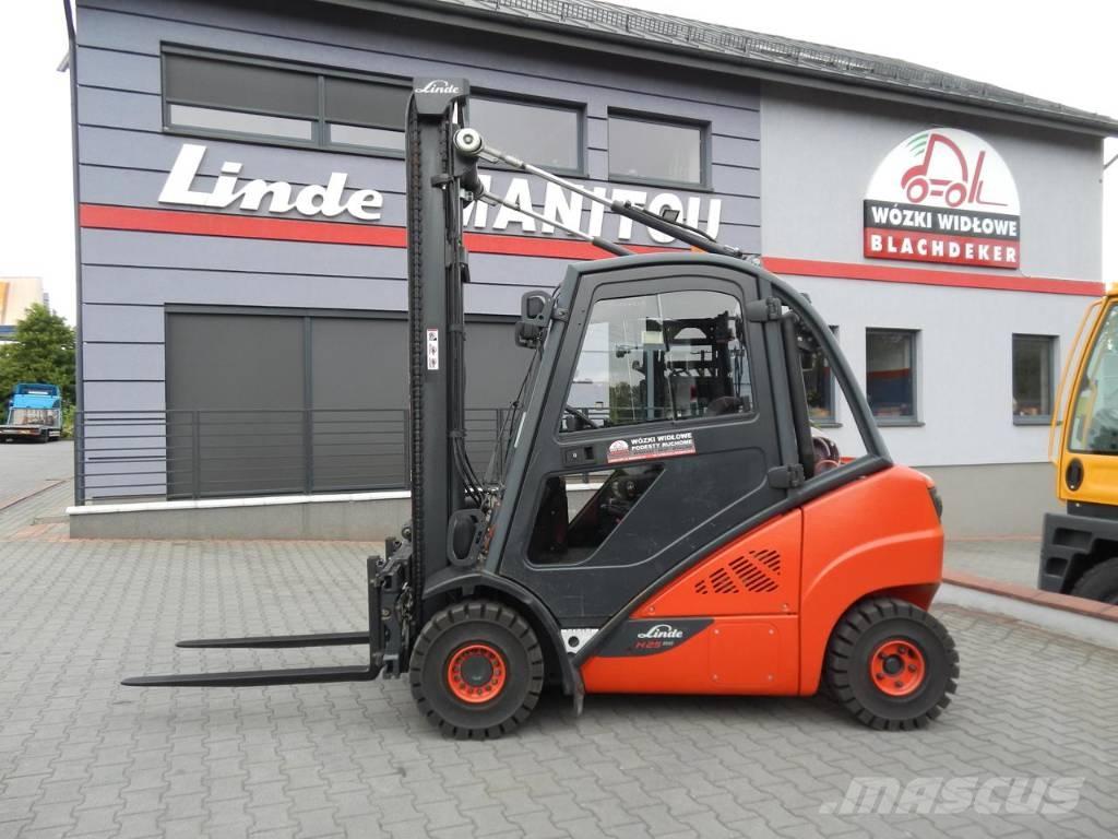 Linde H25T-02 Περονοφόρα ανυψωτικά κλαρκ με φυσικό αέριο LPG
