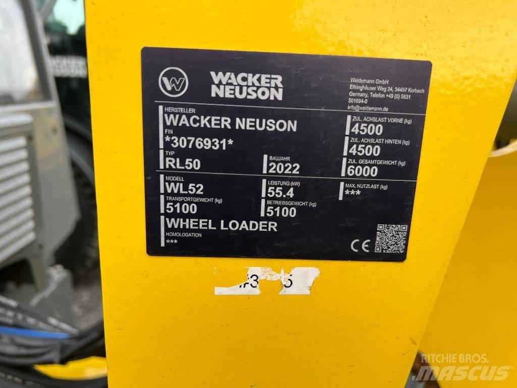 Wacker Neuson WL 52 Φορτωτές με λάστιχα (Τροχοφόροι)