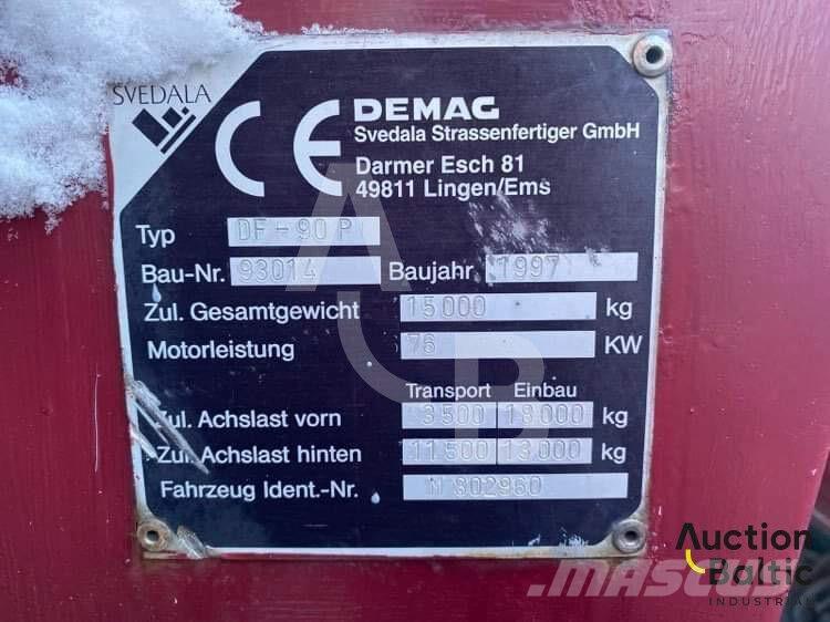 Demag DF 90 P Επίστρωση ασφάλτου