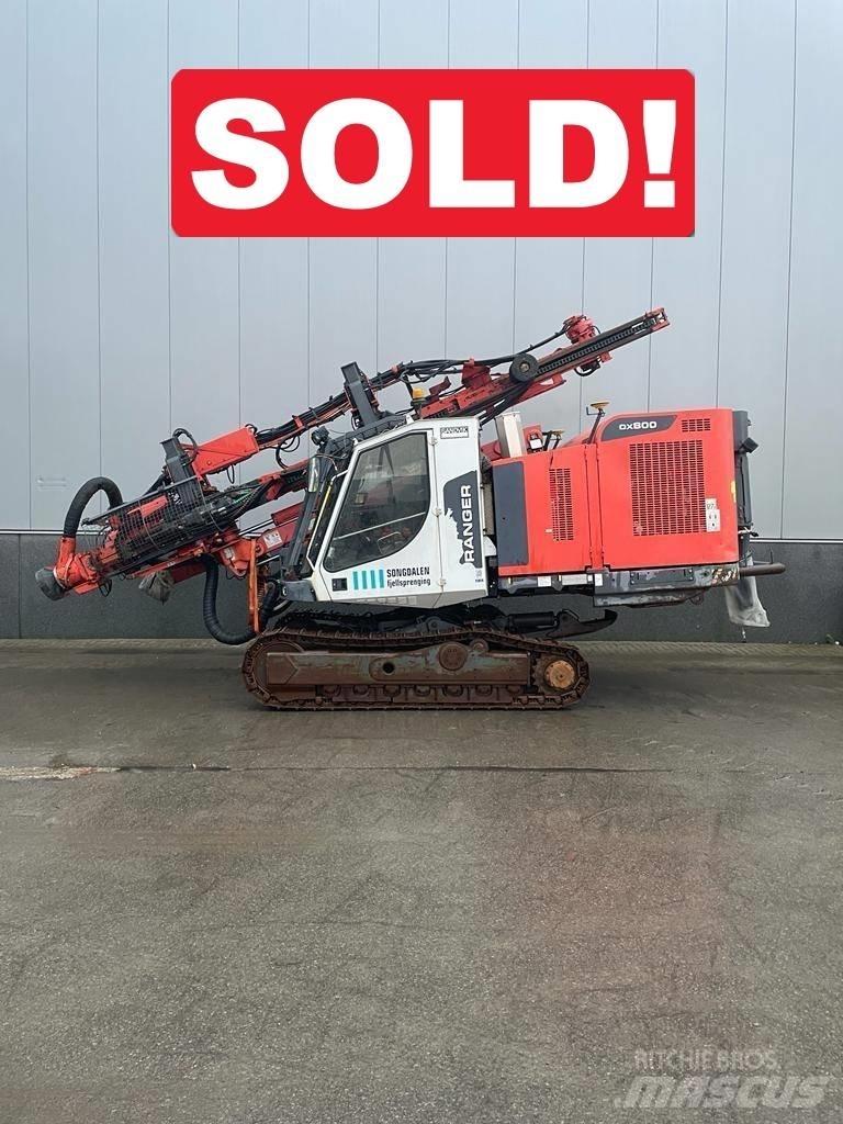 Sandvik DX800 Εξοπλισμός επιφανειακών γεωτρήσεων