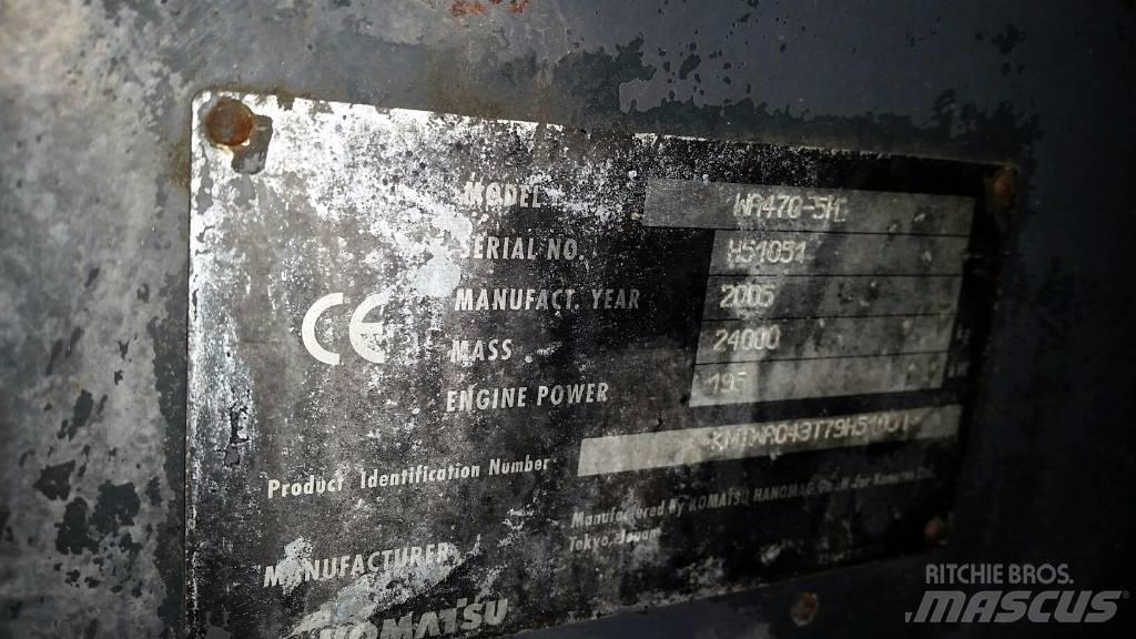 Komatsu WA470-5 Φορτωτές με λάστιχα (Τροχοφόροι)