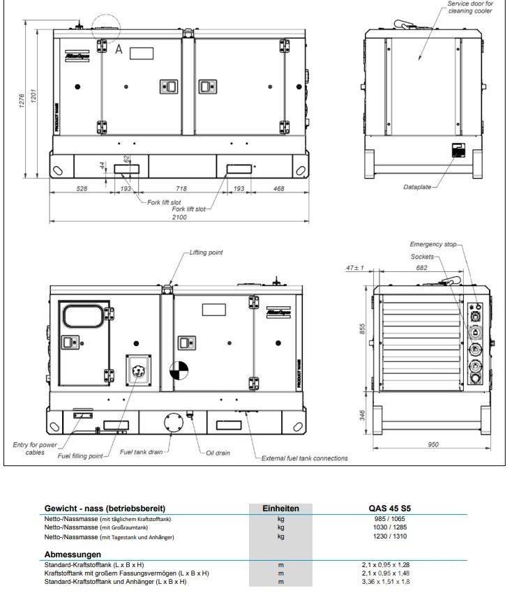 Atlas Copco QAS45 Γεννήτριες ντίζελ