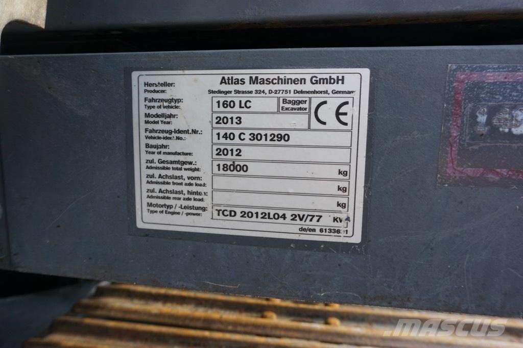Atlas 160 LC Εκσκαφείς με ερπύστριες