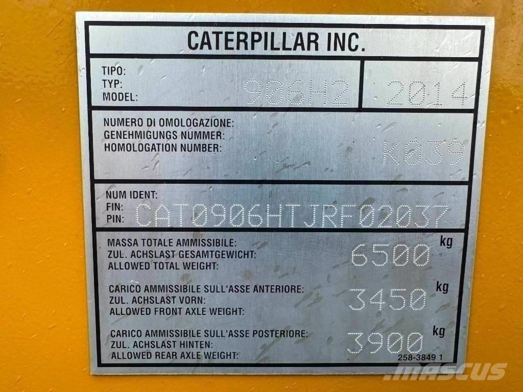 CAT 906 H 2 Φορτωτές με λάστιχα (Τροχοφόροι)