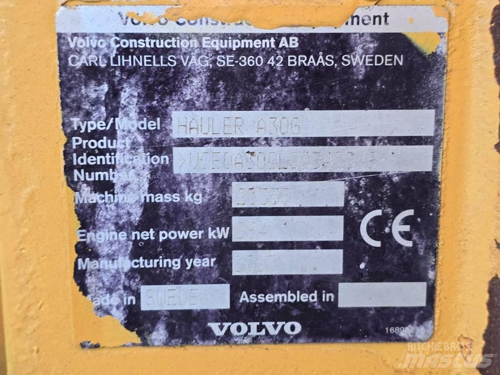 Volvo A30G Σπαστό Dump Truck ADT