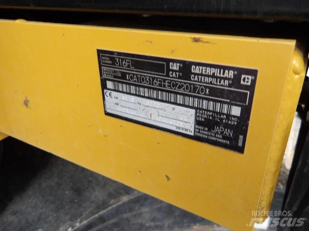 CAT 316 F Εκσκαφείς με ερπύστριες