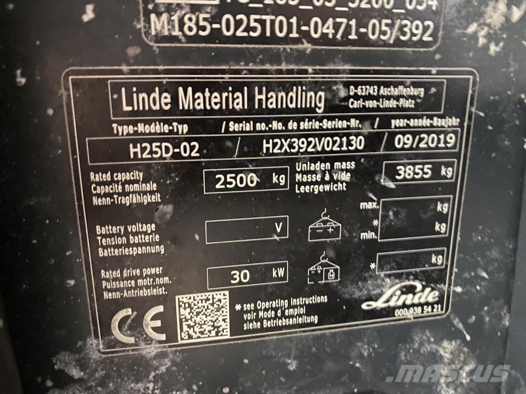 Linde H25D-02 Πετρελαιοκίνητα Κλαρκ
