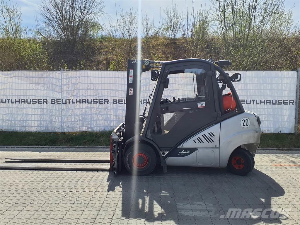 Linde H35T Περονοφόρα ανυψωτικά κλαρκ με φυσικό αέριο LPG