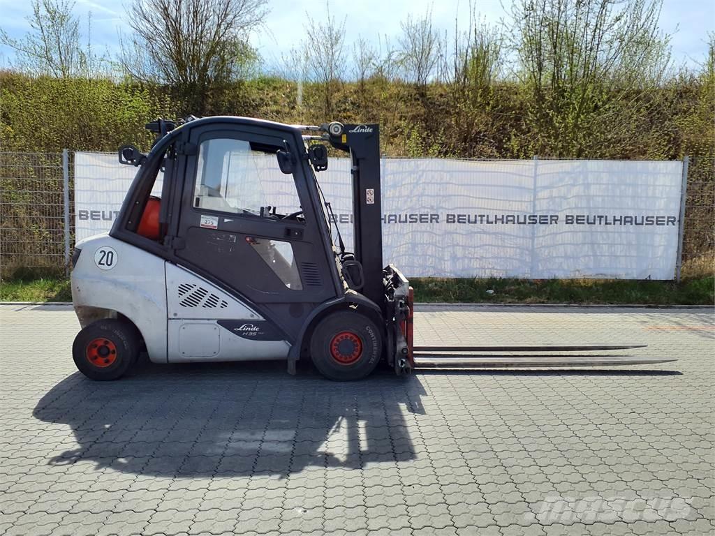 Linde H35T Περονοφόρα ανυψωτικά κλαρκ με φυσικό αέριο LPG