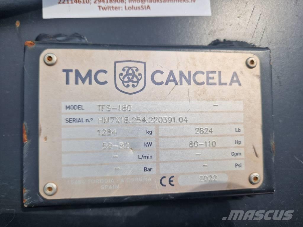 TMC Cancela TFS-180 Σβολοκόπτες και περιστροφικά άροτρα