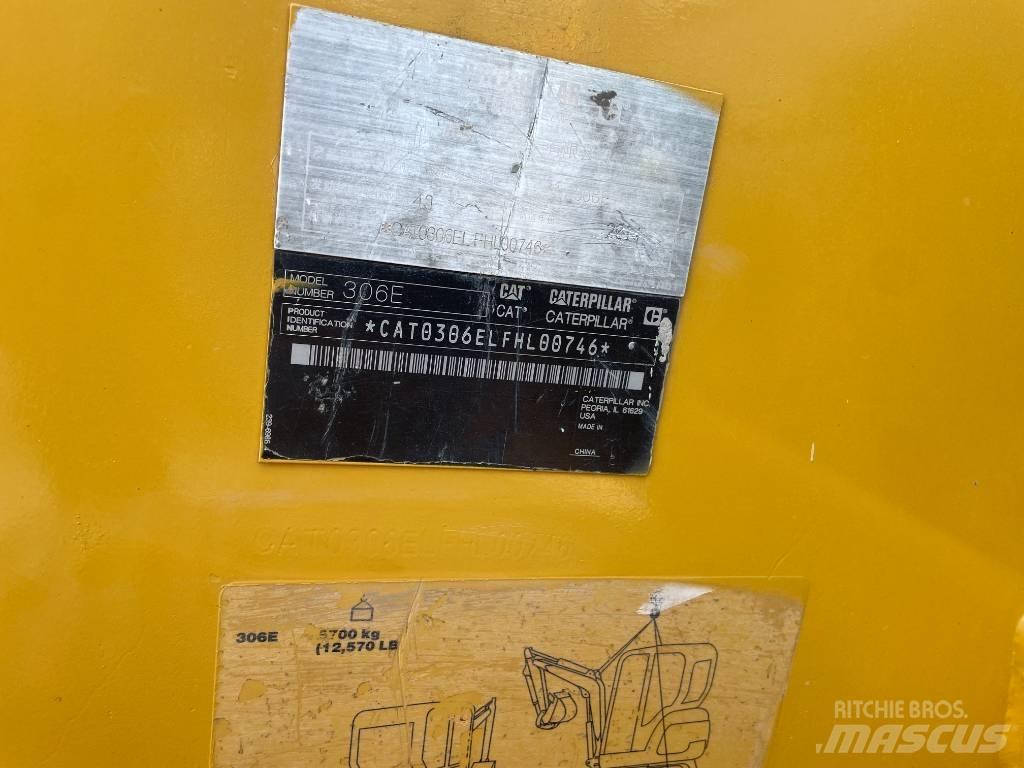 CAT 306E2 Εκσκαφάκι (διαβολάκι) < 7t