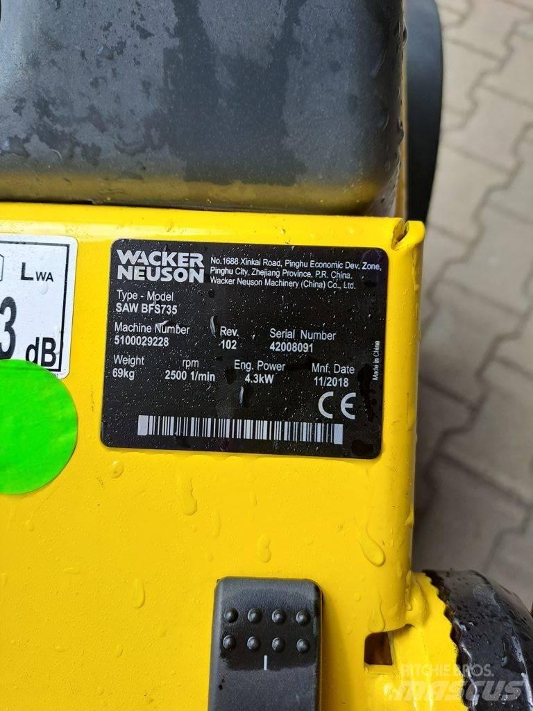 Wacker Neuson BFS735 Πριόνια βράχων και σκυροδέματος