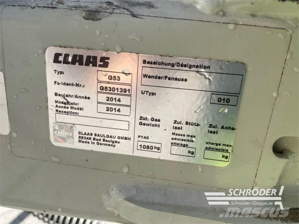 CLAAS VOLTO 800 Τσουγκράνες και χορτοξηραντικές μηχανές