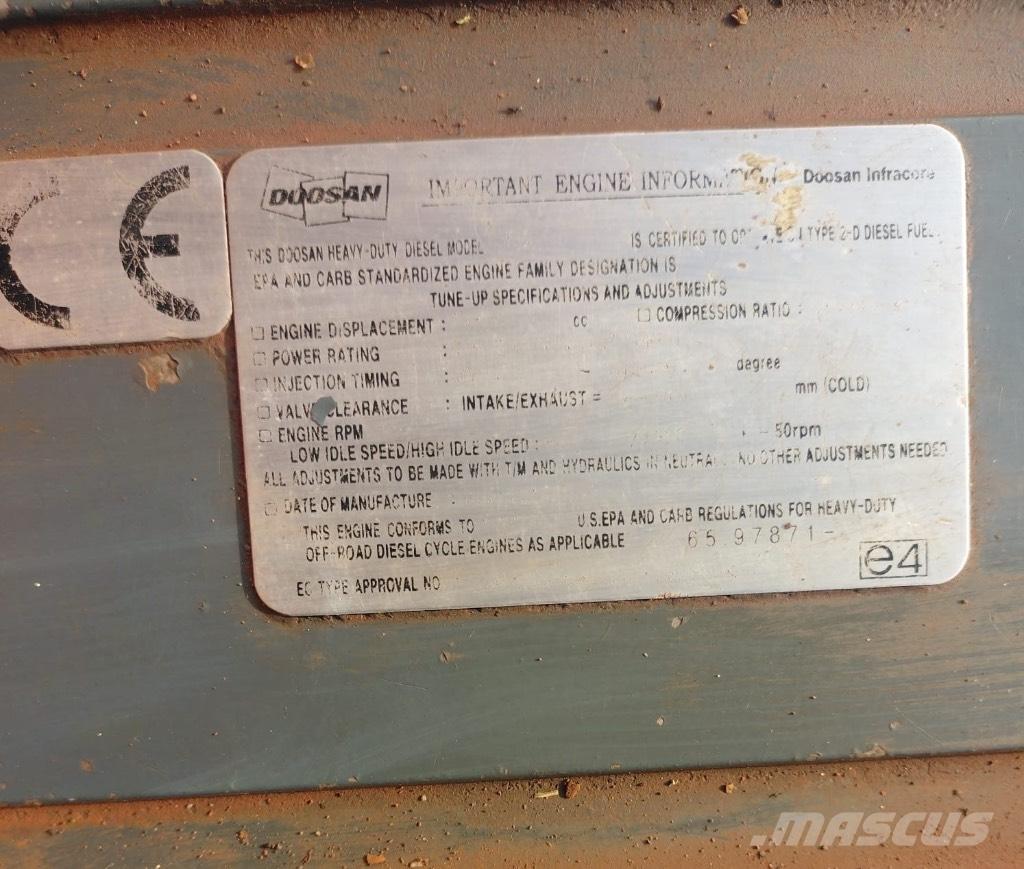 Doosan DX 300 LC-5 Εκσκαφείς με ερπύστριες