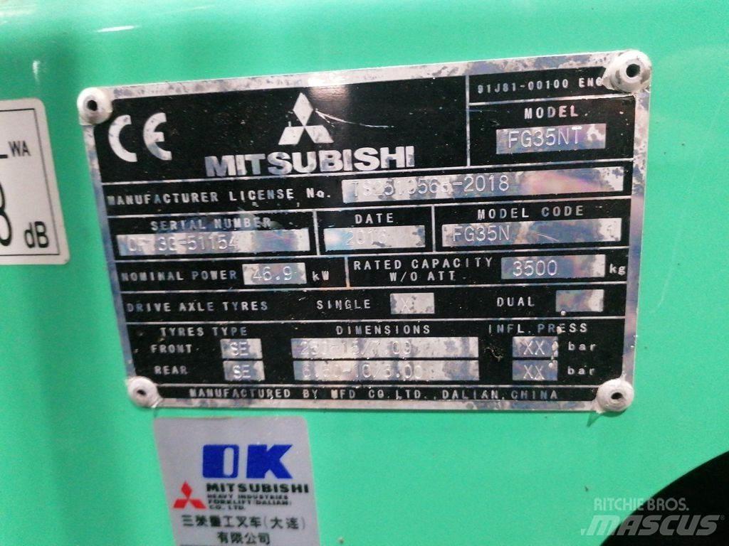Mitsubishi FG35NT Περονοφόρα ανυψωτικά κλαρκ με φυσικό αέριο LPG