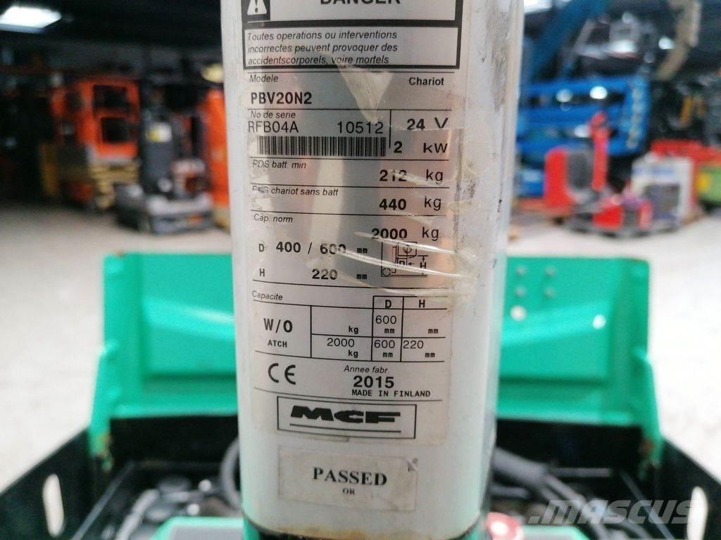 Mitsubishi PBV20N2 Χειροκίνητο περονοφόρο ανυψωτικό