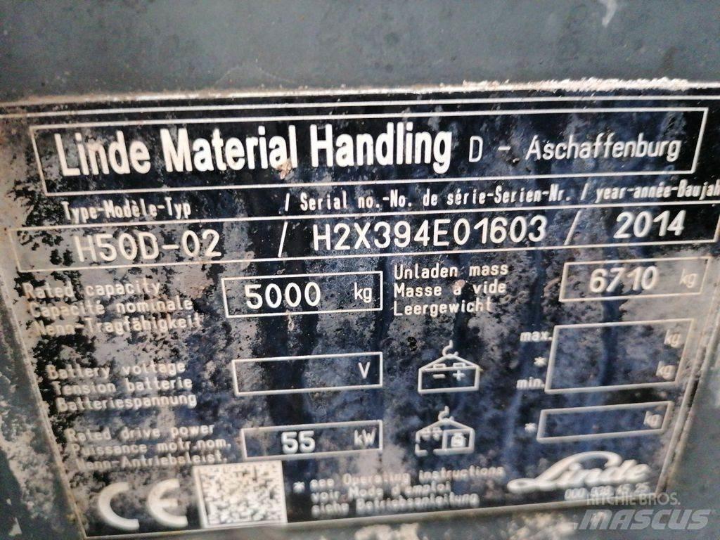 Linde H50D-02 Πετρελαιοκίνητα Κλαρκ