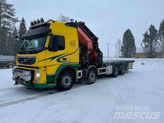 Volvo FM 13 8*4 Φορτηγά με Γερανό