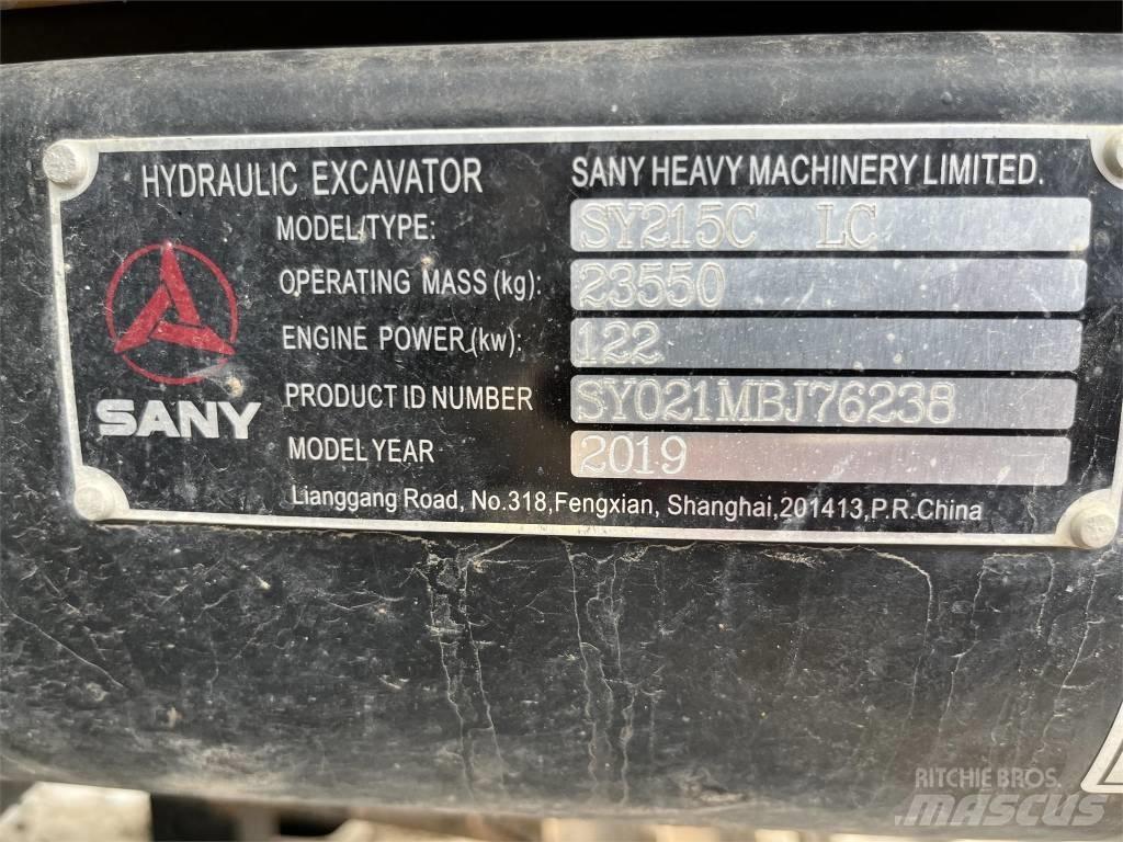Sany SY215C Εκσκαφείς με ερπύστριες