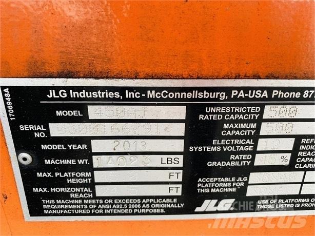 JLG 450 AJ Ανυψωτήρες με αρθρωτό βραχίονα